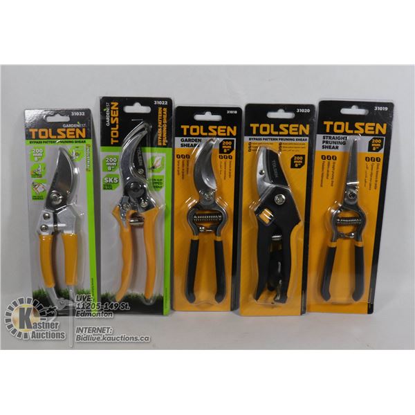 NEW 5 PAIR VARIETY OF PRUNING