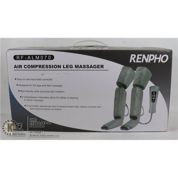 RENPHO AIR COMPRESSION LEG MASSAGER