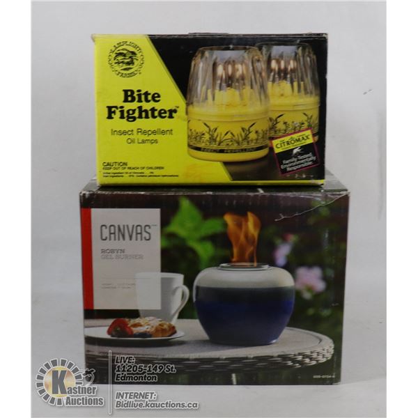 NEW ITEMS CANVAS GEL BURNER