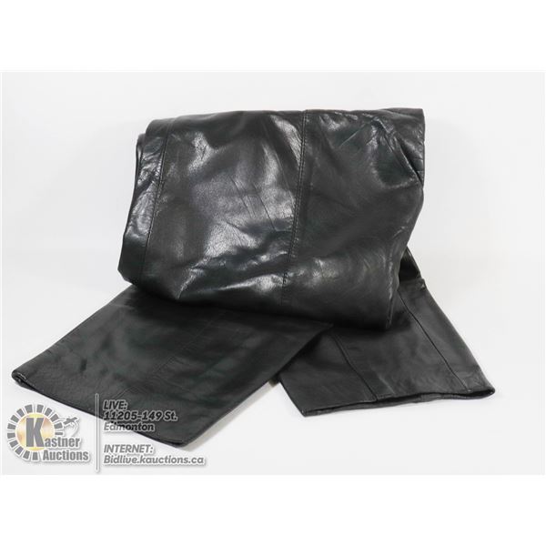 PAIR OF DANIER LEATHER PANTS - LADIES SIZE 12