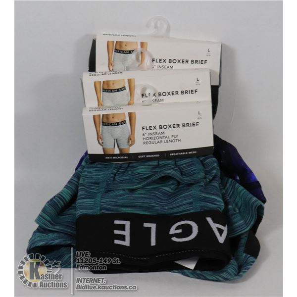 LOT OF 3 MENS BOXERS SZ LARGE