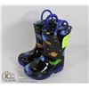 Image 1 : PAIR CHILDRENS "LIT UP" RUBBER BOOTS SZ 5