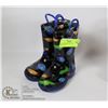 Image 1 : PAIR CHILDRENS "LIT UP" RUBBER BOOTS SZ 8