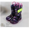 Image 1 : PAIR CHILDRENS "LIT UP" RUBBER BOOTS SZ 7