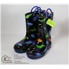Image 1 : PAIR CHILDRENS "LIT UP" RUBBER BOOTS SZ 10