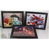 Image 1 : LOT OF 3 FRAMED CARS PYUZZLES