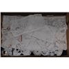 Image 1 : FLAT OF ASSTD CROCHET DOILIES. ESTATE.