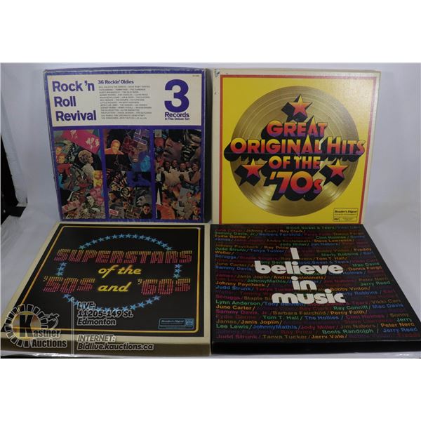 FOUR LP BOX SETS