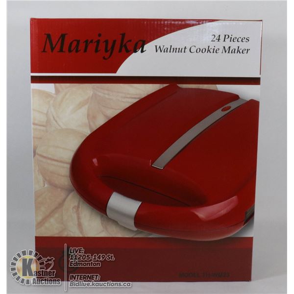 NEW 24 PIECES WALNUT COOKIE MAKER