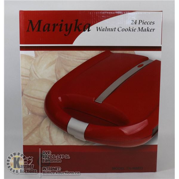 NEW 24 PIECES WALNUT COOKIE MAKER