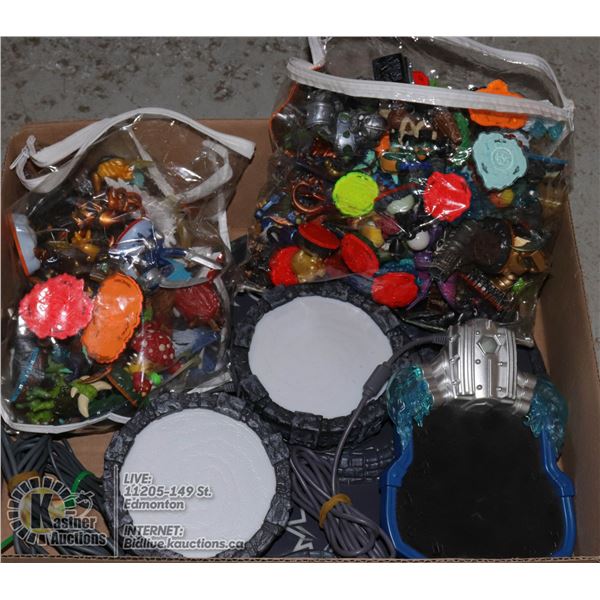 SKYLANDERS VIDEO GAME LOT INCL. 3 BASES 58