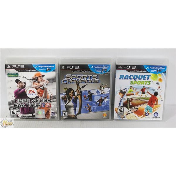 3 MOTION PLAYSTATION 3 GAMES,SPORT CHAMPIONS