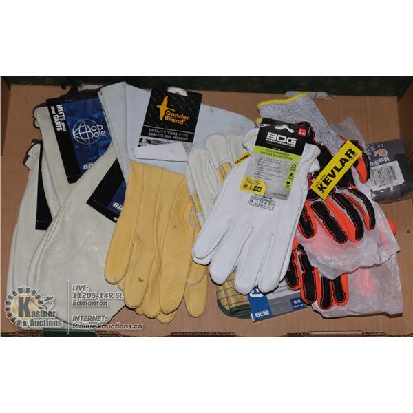 8 ASSORTED NEW PAIRS OF GLOVES