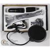 Image 1 : NEW CONDESER MICROPHONE WITH MOUNTING ARM & POP