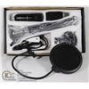 Image 1 : NEW CONDESER MICROPHONE WITH MOUNTING ARM & POP