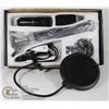 Image 1 : NEW CONDESER MICROPHONE WITH MOUNTING ARM & POP
