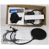 Image 1 : NEEWER CONDENSOR MICROPHONE WITH POP FILTER AND
