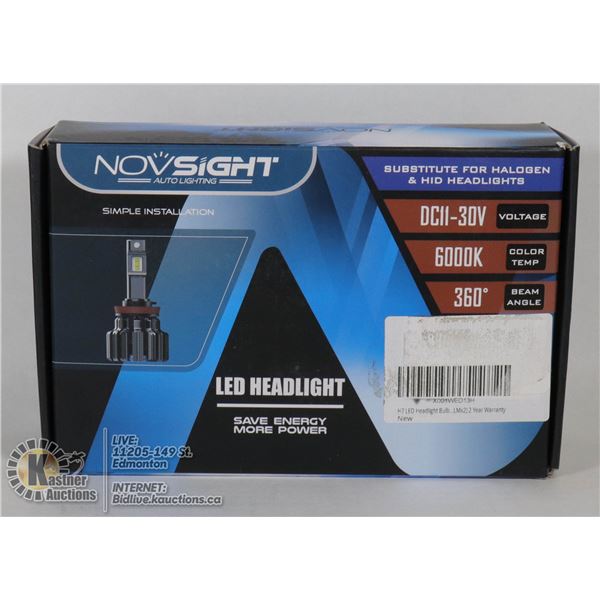 NOVSIGHT LED AUTO LIGHTS, TYPE H7