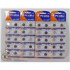 Image 1 : LOT OF FOUR 10 PKS OF 1.5VOLT BATTERIES