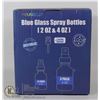 Image 1 : NEW 15 PC BLUE GLASS SPRAY BOTTLES