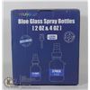 Image 1 : NEW 15 PC BLUE GLASS SPRAY BOTTLES