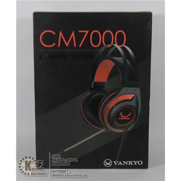 NEW VANKIO CM700 COMMANDER GAMING HEADSET