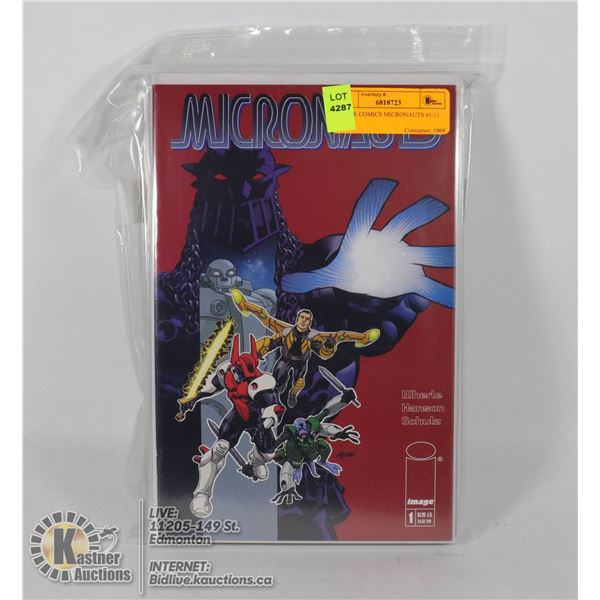 IMAGE COMICS MICRONAUTS #1-11