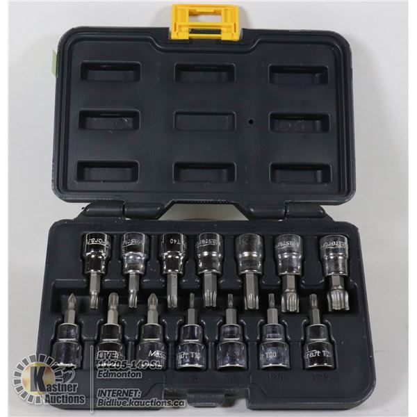 NEW 14PC MASTERCRAFT TORK BITS