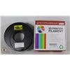 Image 1 : ROLL OF PLA 1.75MM BLACK 3D PRINTER FILAMENT