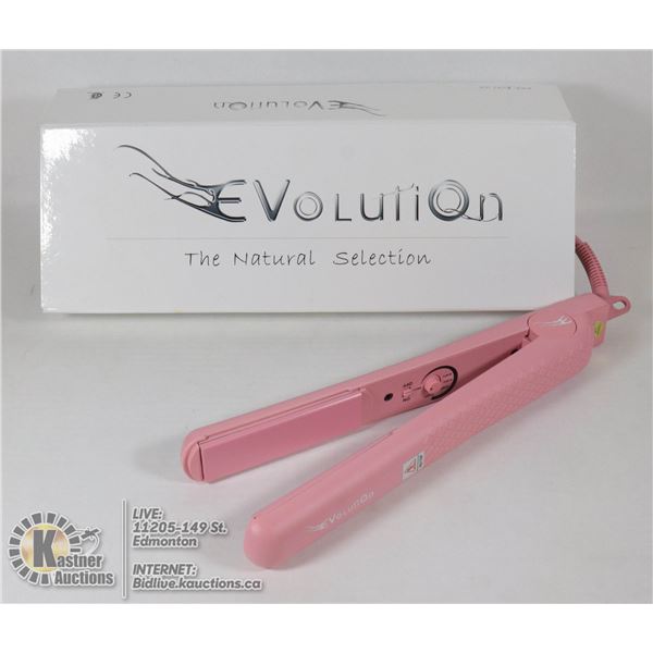 NEW EVOLUTION TOURMALINE & CERAMIC HAIR STRAIGHTER
