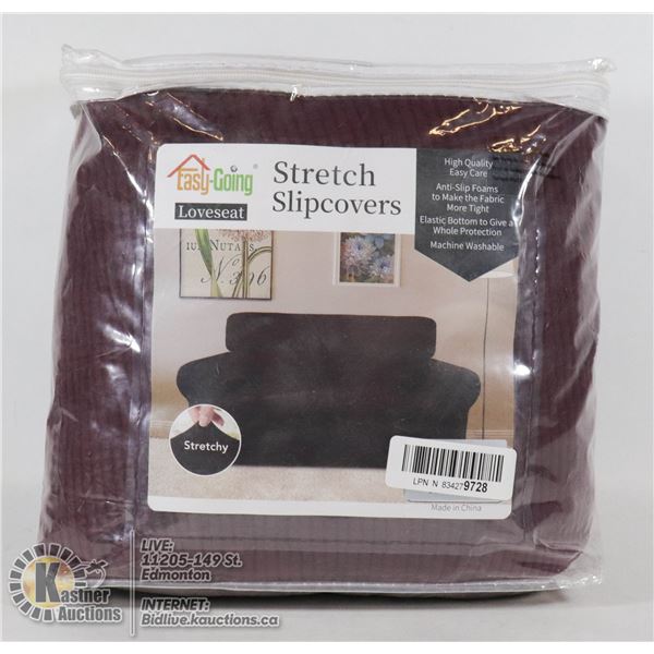 NEW STRETCH SLIP COVER - LOVESEAT SIZE