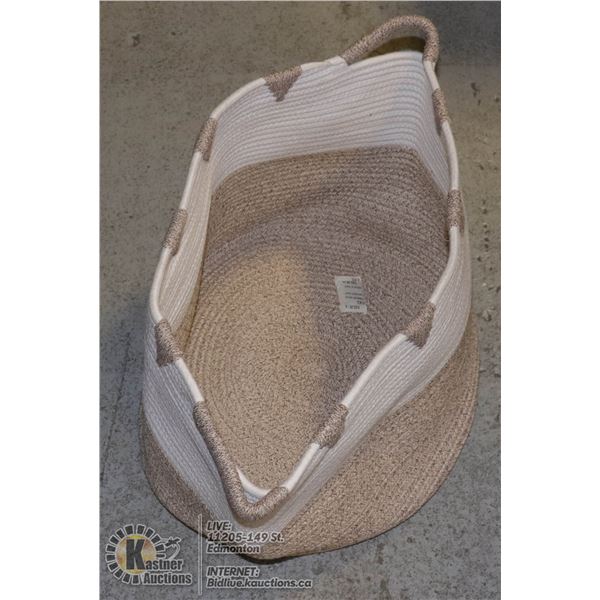 NEW ROPE STYLE COLLAPSILBE STORAGE BASKET