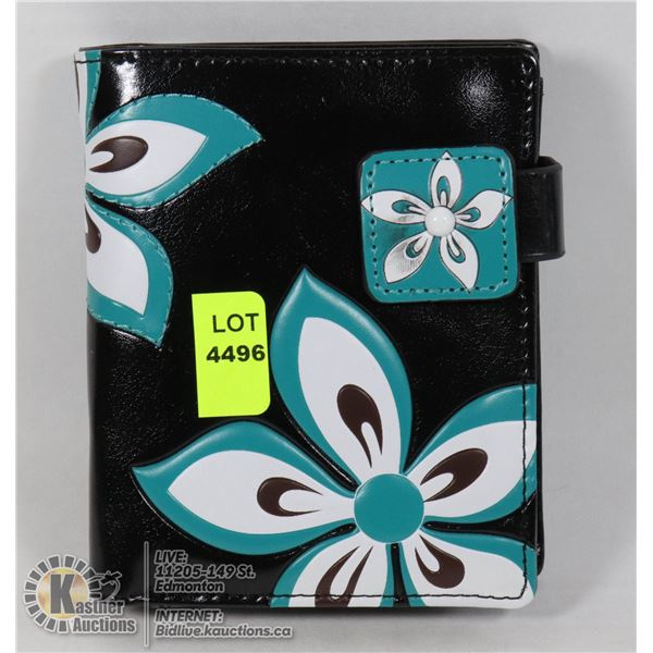 NEW SHAGWEAR FLOWER WALLET - SMALL SIZE