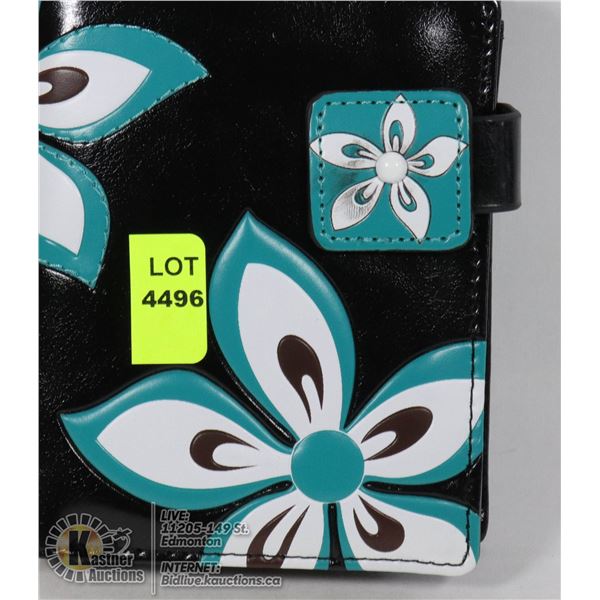 NEW SHAGWEAR FLOWER WALLET - SMALL SIZE