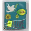 Image 1 : NEW SHAGWEAR PEACE, LOVE, FAITH  WALLET - SM SIZE