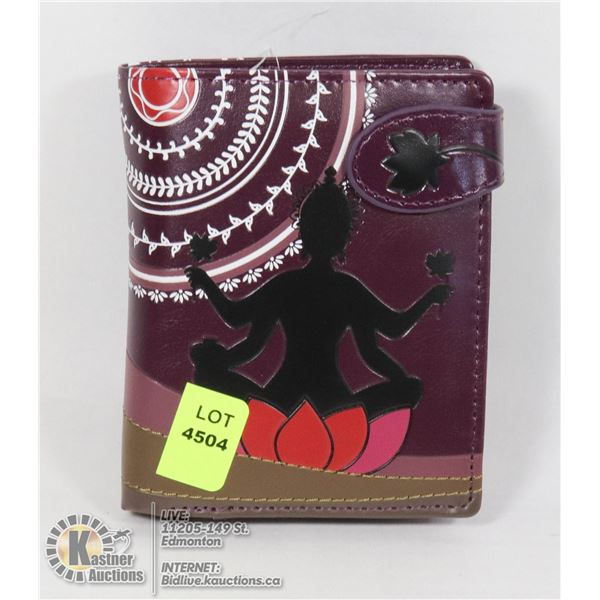 NEW SHAGWEAR BUDDHA LADY  WALLET - SM SIZE