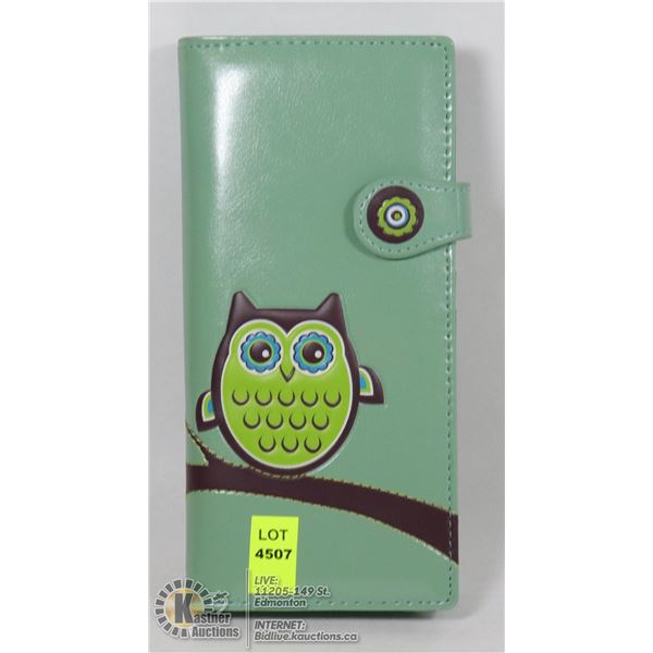 NEW SHAGWEAR OWL  WALLET