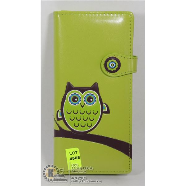NEW SHAGWEAR OWL  WALLET