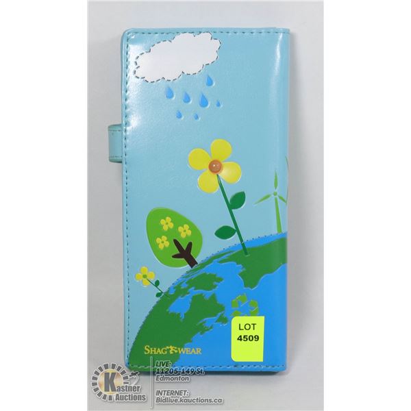 NEW SHAGWEAR EARTH & FLOWERS WALLET