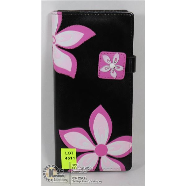 NEW SHAGWEAR FLOWERS WALLET