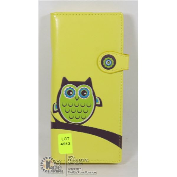 NEW SHAGWEAR OWL WALLET