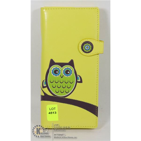 NEW SHAGWEAR OWL WALLET
