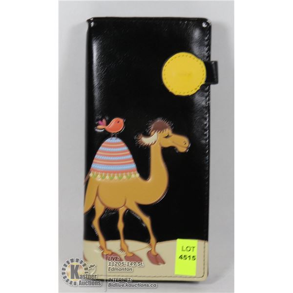 NEW SHAGWEAR CAMEL WALLET