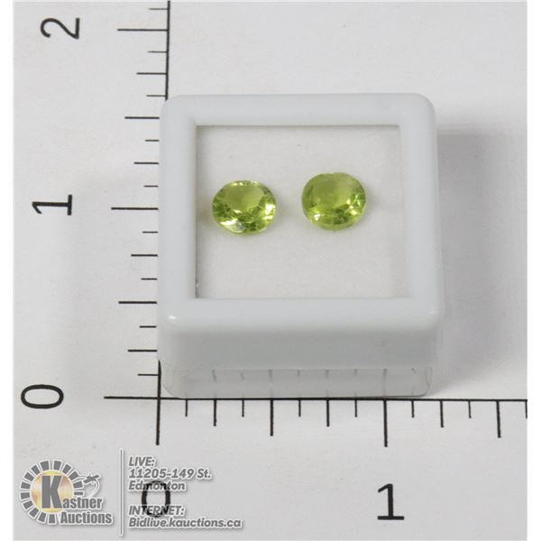 #60-GREEN PERIDOT GEMSTONES 3.10ct