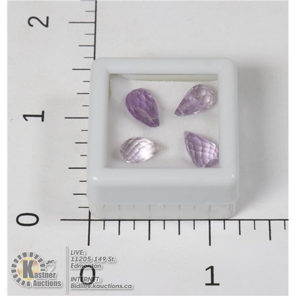 #66-PURPLE AMETHYST GEMSTONES 7.0ct