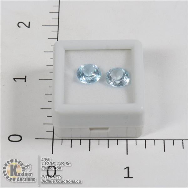#6-BLUE TOPAZ GEMSTONES 4.40ct