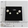 Image 1 : #265-FRESH WATER PEARL STUD EARRINGS 6-7mm