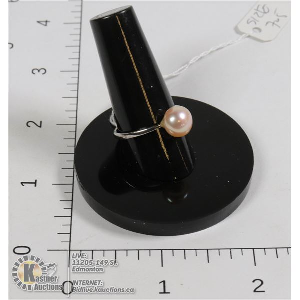 #315-FRESH WATER PEARL RING SIZE 7.5