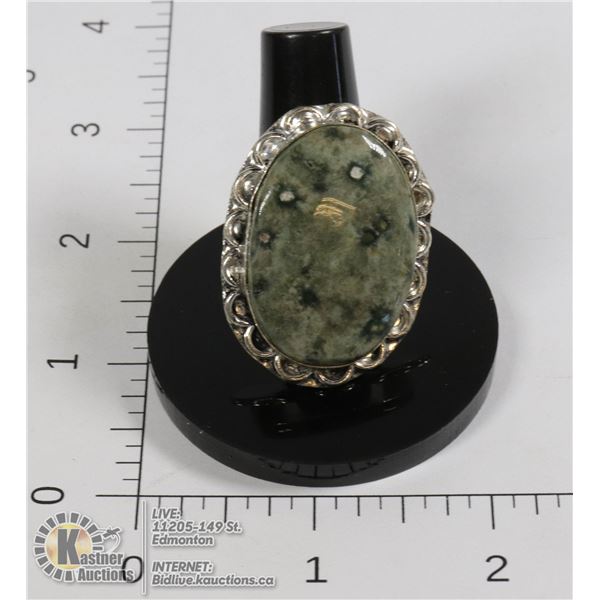 #120-OCEAN JASPER RING SIZE 8