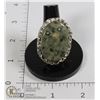 Image 1 : #120-OCEAN JASPER RING SIZE 8